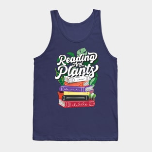 Reading and plants Tank Top